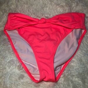 Vibrant Pink Women's Swim Bottoms Medium